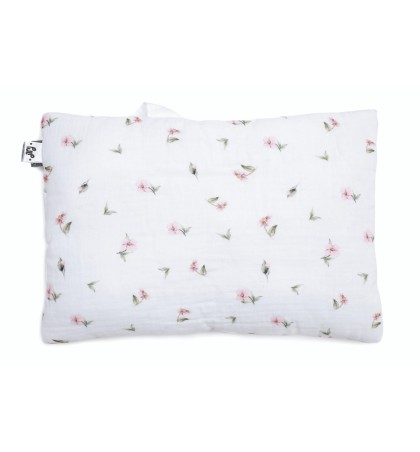 Muslin Pillow 35x45 cm Flowers